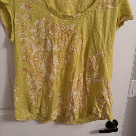 Lemon green blouse size X1 by anthropologie BNNBW - Picture 2 of 5